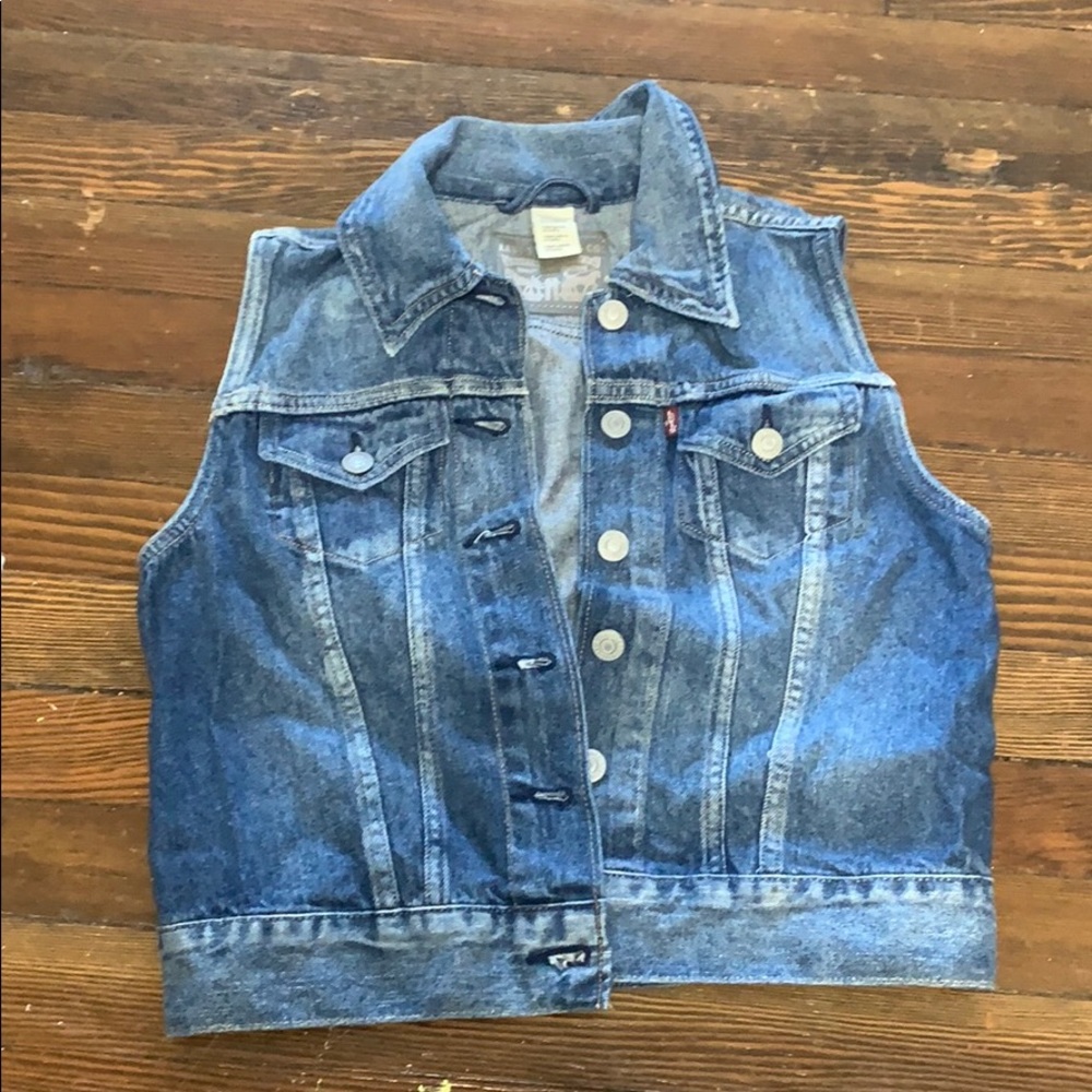levi’s jean vest